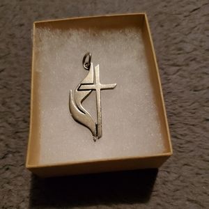 James Avery United Methodist Cross Charm